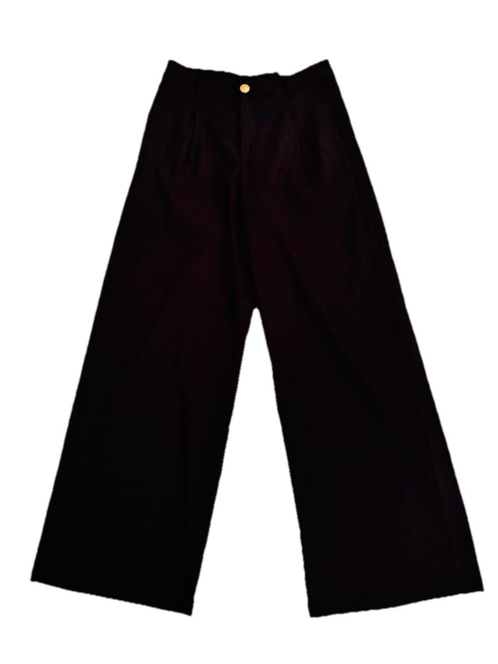 INC NWT  High Rise Wide Leg Linen Blend Lightweight Trousers 6 Black